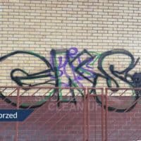 usuwanie graffiti Warszawa stan przed 2